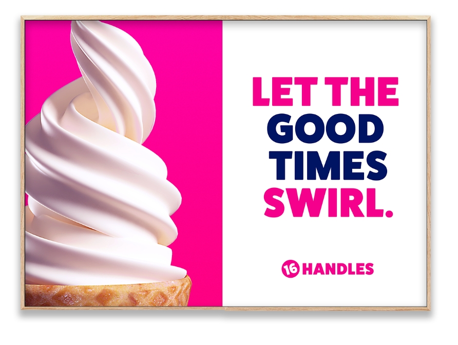 16 handles poster